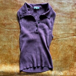 NWOT Madewell Owen Polo Sweater Tank